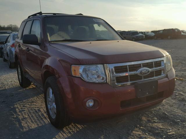 1FMCU0D78CKC59543 - 2012 FORD ESCAPE XLT RED photo 1