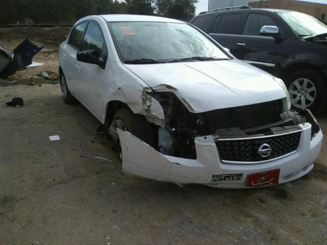 3N1AB61E28L665155 - 2008 NISSAN SENTRA 2.0 WHITE photo 1