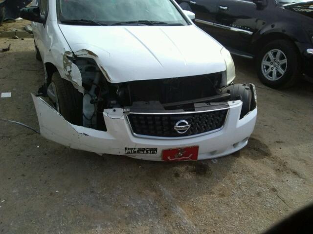 3N1AB61E28L665155 - 2008 NISSAN SENTRA 2.0 WHITE photo 9