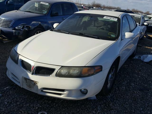 1G2HX54K424123968 - 2002 PONTIAC BONNEVILLE WHITE photo 2