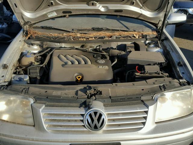 3VWSK69M71M104704 - 2001 VOLKSWAGEN JETTA SILVER photo 7