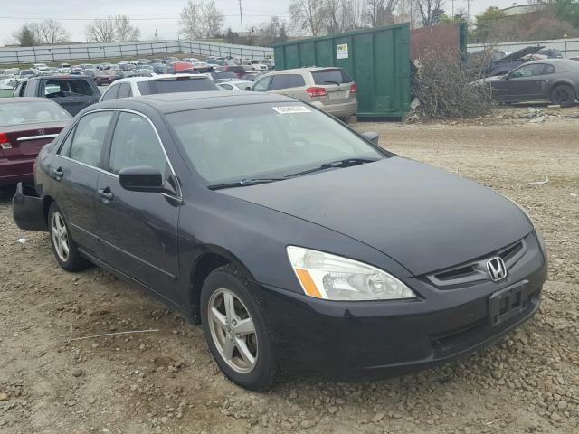 1HGCM56845A166648 - 2005 HONDA ACCORD EX BLACK photo 1