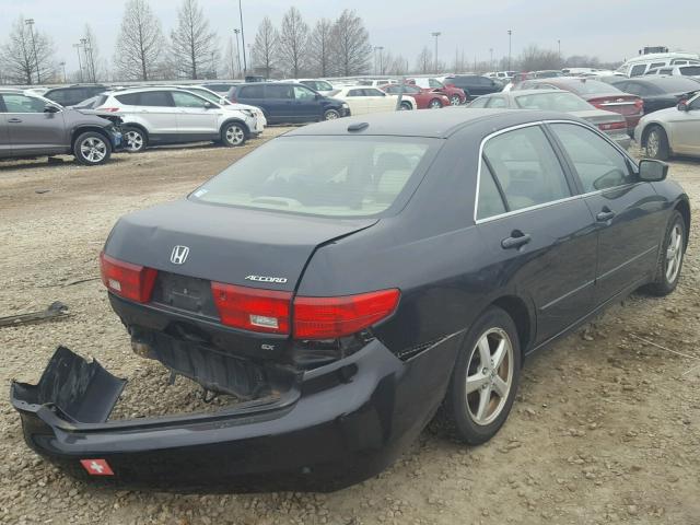 1HGCM56845A166648 - 2005 HONDA ACCORD EX BLACK photo 4