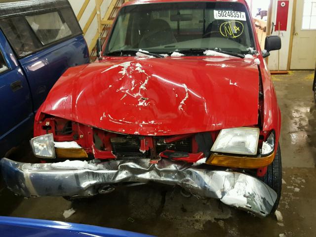 1FTZR15X4XPA49230 - 1999 FORD RANGER SUP RED photo 9