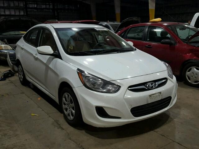 KMHCT4AE0EU662646 - 2014 HYUNDAI ACCENT GLS WHITE photo 1