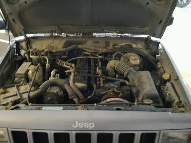 1J4FF48S0YL130645 - 2000 JEEP CHEROKEE SILVER photo 7