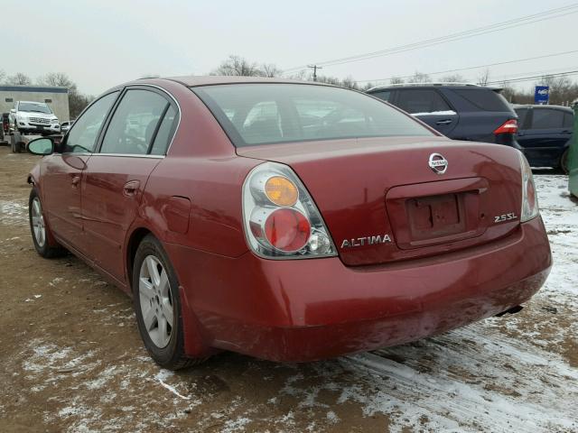 1N4AL11EX4C187611 - 2004 NISSAN ALTIMA BAS MAROON photo 3