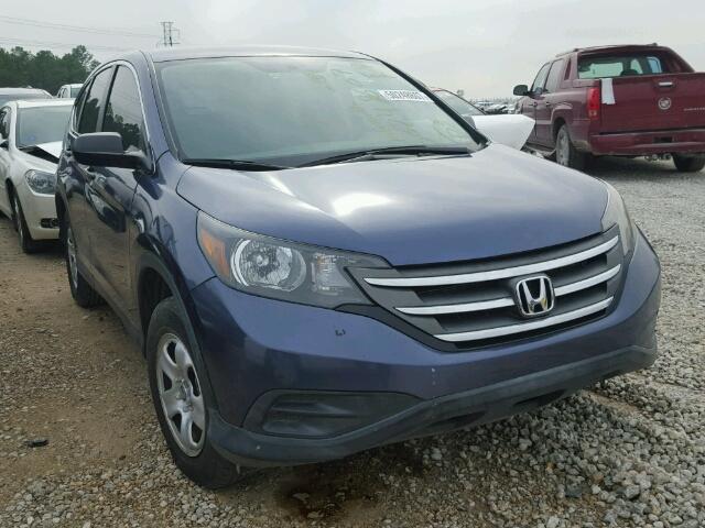 3CZRM3H3XEG707468 - 2014 HONDA CR-V LX BLUE photo 1