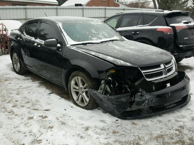 1B3BD1FG3BN544443 - 2011 DODGE AVENGER MA BLACK photo 1