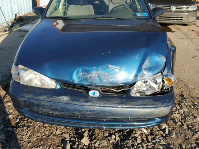 1Y1SK52871Z424688 - 2001 CHEVROLET GEO PRIZM 蓝色 照片 7