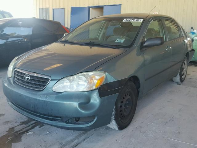 2T1BR32E77C714622 - 2007 TOYOTA COROLLA CE GREEN photo 2