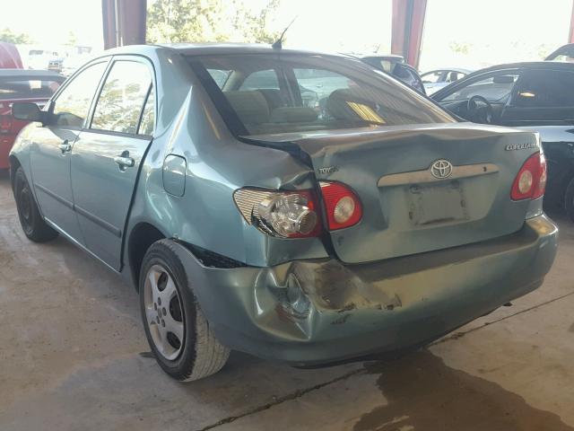 2T1BR32E77C714622 - 2007 TOYOTA COROLLA CE GREEN photo 3