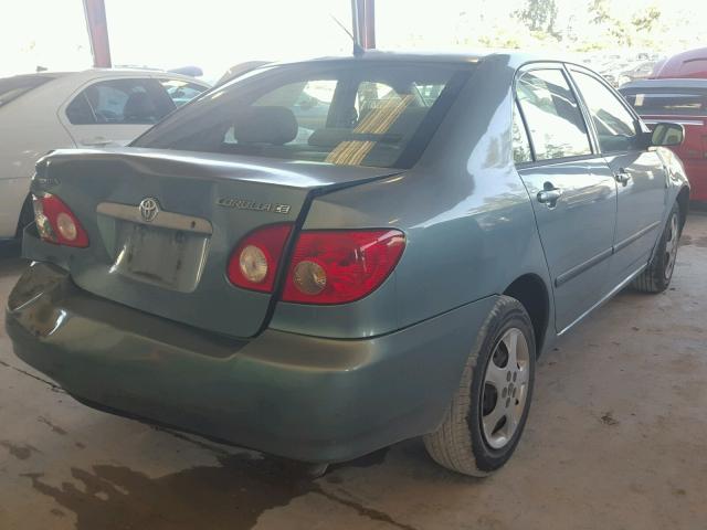 2T1BR32E77C714622 - 2007 TOYOTA COROLLA CE GREEN photo 4