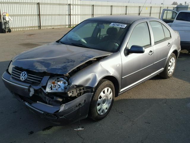 3VWRK69M85M016734 - 2005 VOLKSWAGEN JETTA GL GRAY photo 2