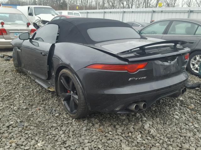 SAJWA6GL3EMK06974 - 2014 JAGUAR F-TYPE V8 GRAY photo 3