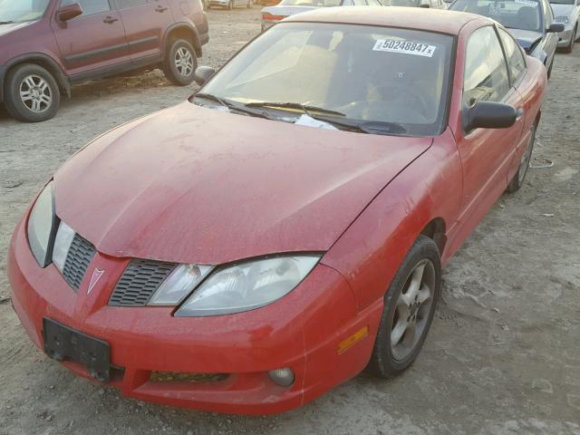 1G2JB12F737255220 - 2003 PONTIAC SUNFIRE RED photo 2