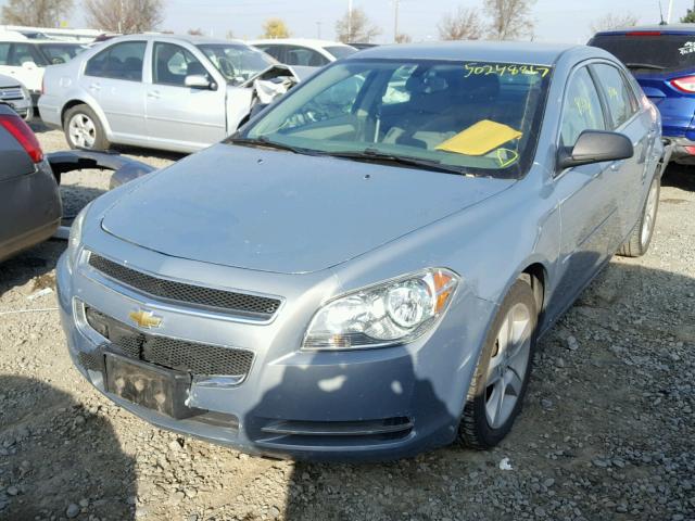 1G1ZG57B294265492 - 2009 CHEVROLET MALIBU LS BLUE photo 2