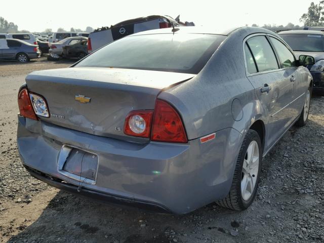 1G1ZG57B294265492 - 2009 CHEVROLET MALIBU LS BLUE photo 4