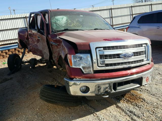 1FTFW1ET3EKF37099 - 2014 FORD F150 SUPER RED photo 1