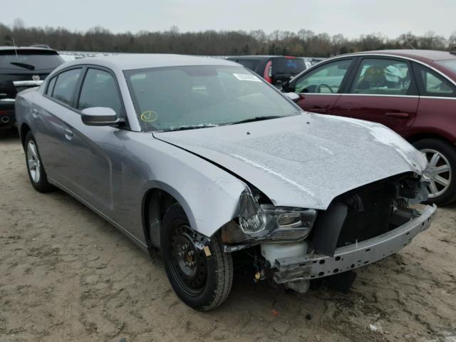 2C3CDXBG9EH340680 - 2014 DODGE CHARGER SE SILVER photo 1