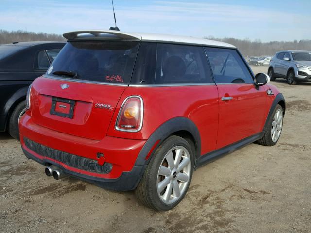 WMWMF73577TV31458 - 2007 MINI COOPER S RED photo 4