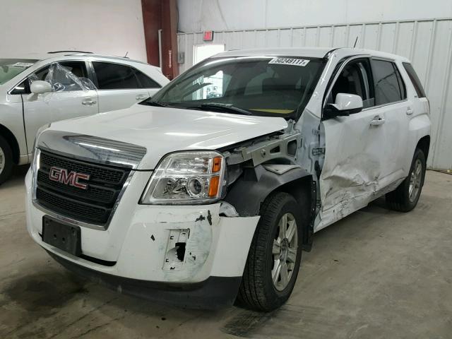 2GKALMEK3F6259051 - 2015 GMC TERRAIN SL WHITE photo 2