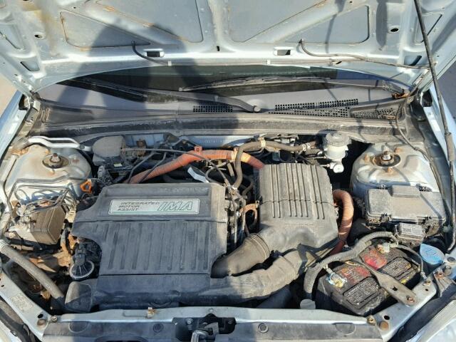 JHMES96693S025647 - 2003 HONDA CIVIC HYBR BLUE photo 7