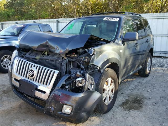 4M2CU91G49KJ21675 - 2009 MERCURY MARINER BLUE photo 2