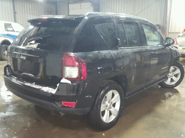 1C4NJDBB5ED672306 - 2014 JEEP COMPASS SP BLACK photo 4