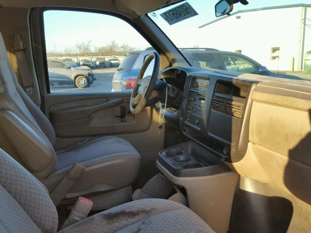 1GAHG39U951154769 - 2005 CHEVROLET EXPRESS G3 GOLD photo 5