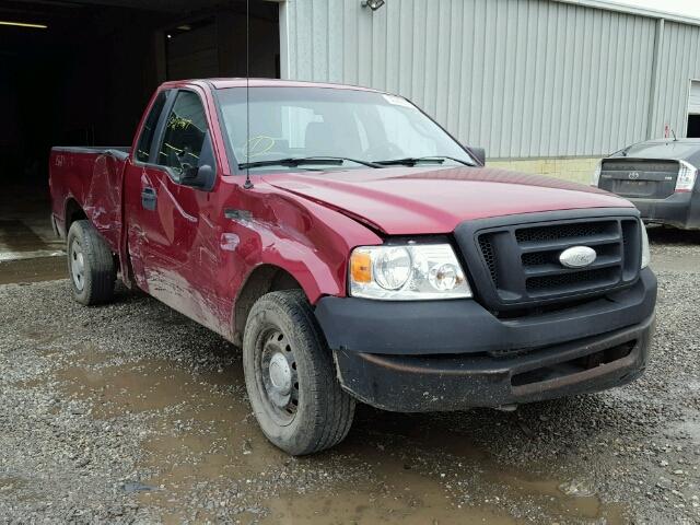 1FTRF12248KC52053 - 2008 FORD F150 RED photo 1