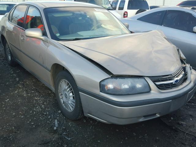 2G1WF55K319350092 - 2001 CHEVROLET IMPALA GOLD photo 1