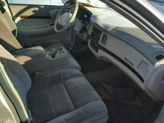 2G1WF55K319350092 - 2001 CHEVROLET IMPALA GOLD photo 5