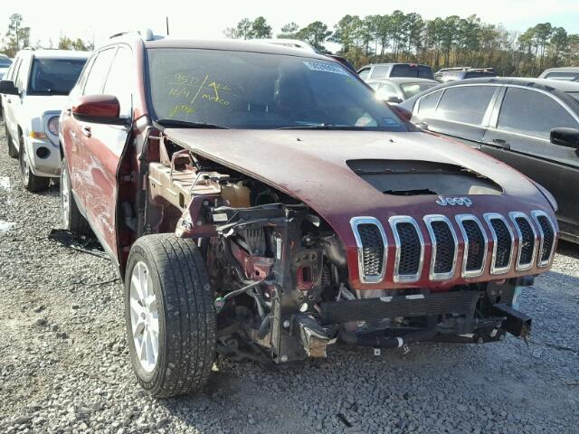 1C4PJLCB6GW189755 - 2016 JEEP CHEROKEE L RED photo 1