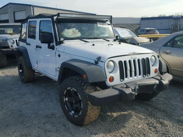 1J4BA3H19BL541841 - 2011 JEEP WRANGLER U WHITE photo 1