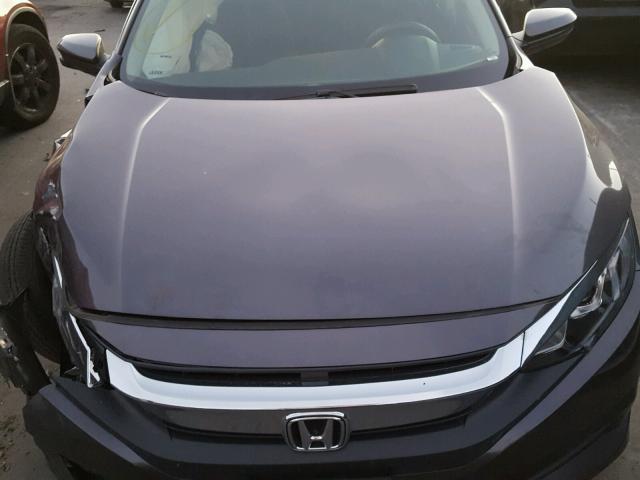 2HGFC2F77HH560284 - 2017 HONDA CIVIC EX გრაფიტი ფოტო 7