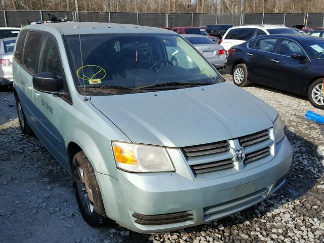 2D8HN44E09R571400 - 2009 DODGE GRAND CARA GREEN photo 1