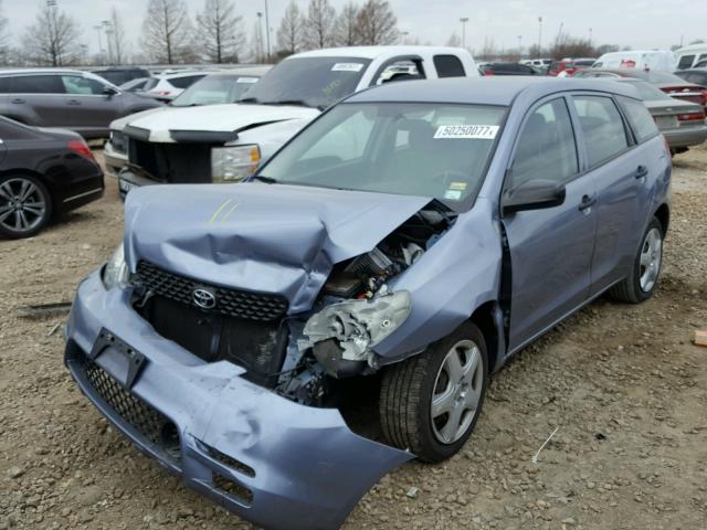 2T1KR32E13C097079 - 2003 TOYOTA MATRIX BLUE photo 2