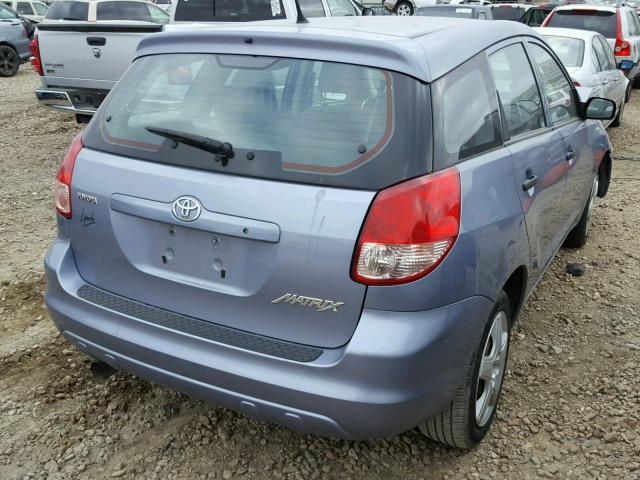 2T1KR32E13C097079 - 2003 TOYOTA MATRIX BLUE photo 4