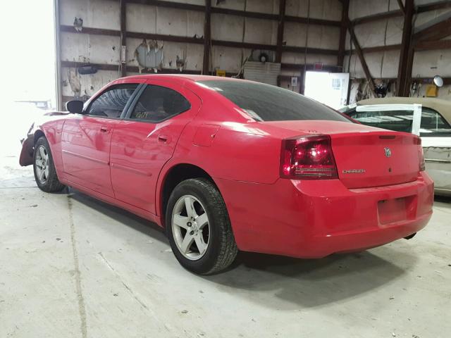 2B3KA43G08H181342 - 2008 DODGE CHARGER RED photo 3