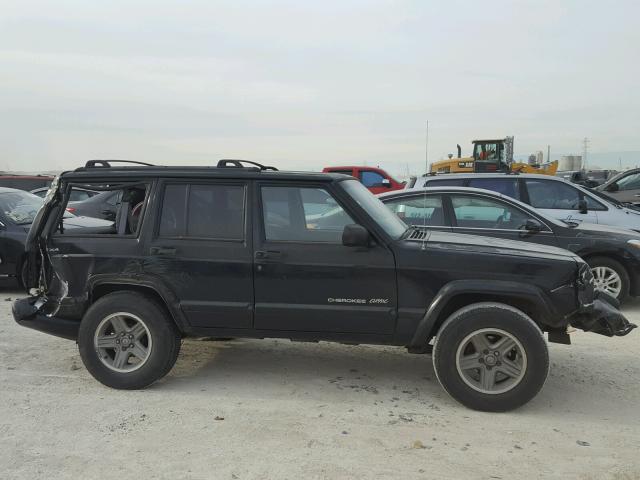 1J4FF58S5YL229094 - 2000 JEEP CHEROKEE C GRAY photo 9