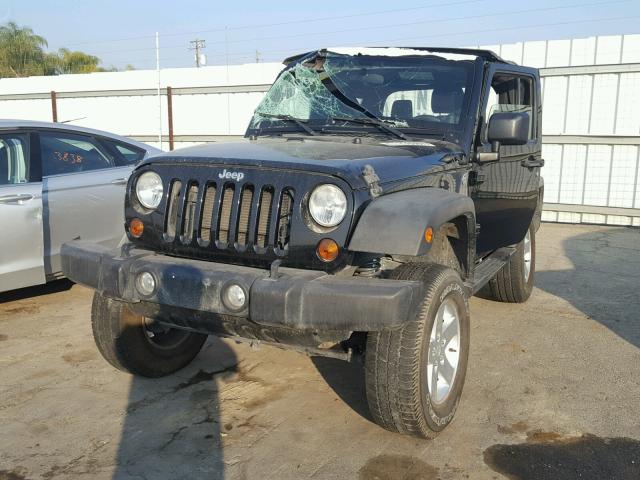1C4GJWAG7DL539651 - 2013 JEEP WRANGLER S BLACK photo 2