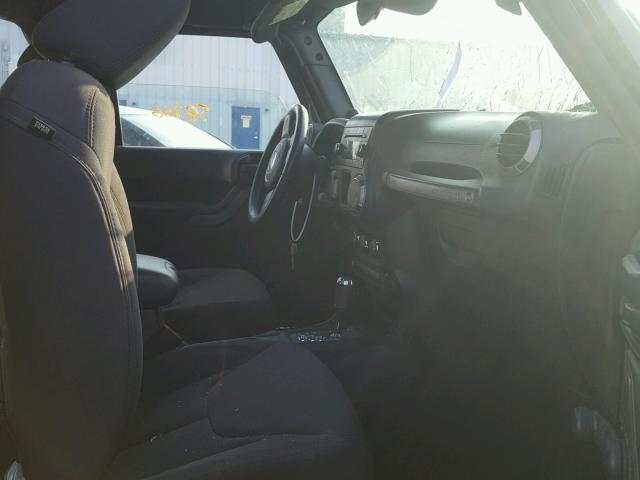 1C4GJWAG7DL539651 - 2013 JEEP WRANGLER S BLACK photo 5