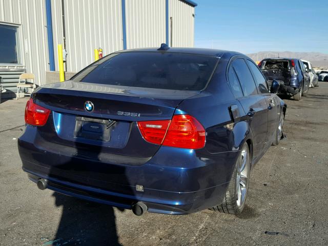 WBAPM5C59BE578382 - 2011 BMW 335 I BLUE photo 4