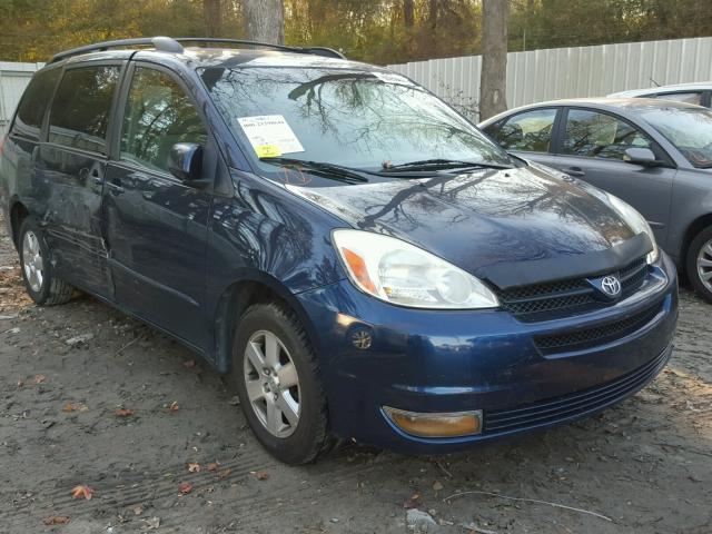 5TDZA22C95S284191 - 2005 TOYOTA SIENNA XLE BLUE photo 1