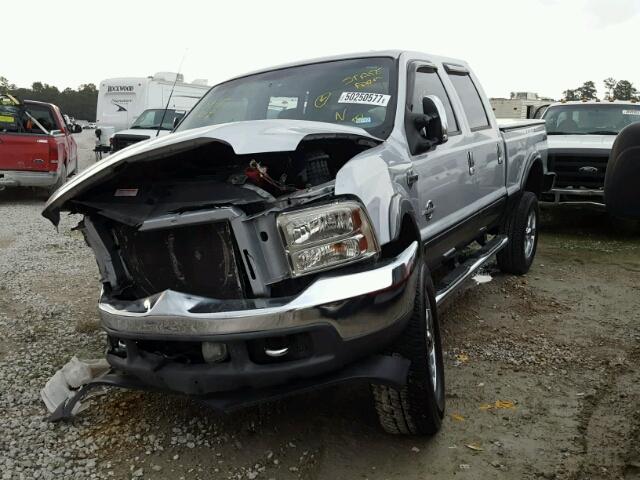 1FTNW21F02EB74272 - 2002 FORD F250 SUPER SILVER photo 2