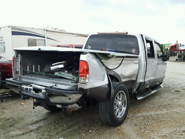 1FTNW21F02EB74272 - 2002 FORD F250 SUPER SILVER photo 4