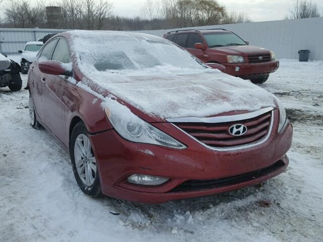 5NPEB4AC9DH674401 - 2013 HYUNDAI SONATA GLS RED photo 1