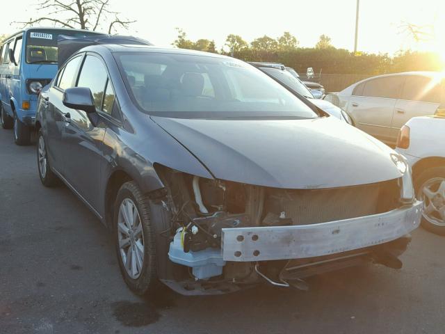 19XFB2F8XCE344251 - 2012 HONDA CIVIC EX ნაცრისფერი ფოტო 1