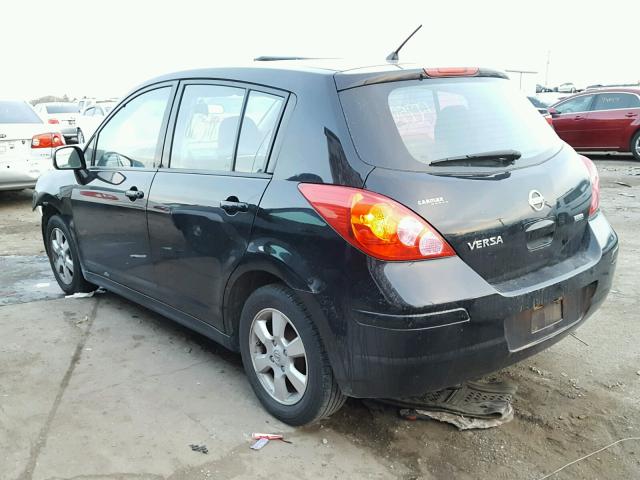 3N1BC1CP8CL361744 - 2012 NISSAN VERSA S BLACK photo 3